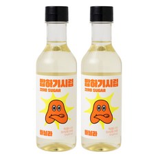 큐원 트루스위트 제로슈가 밥하기시럽 바닐라, 520g, 2개