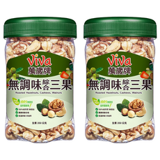 ViVa 萬歲牌 無調味綜合三果 全素, 350g, 2罐