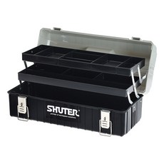 SHUTER 樹德 雙層工具箱 TB-402 專業用 附2層分類層 金屬扣環, 1個