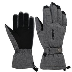 ARISE 男士滑雪手套 AWGA004, 灰色