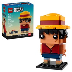 LEGO 40799 BrickHeadz 蒙其.D.魯夫玩偶, 1個, 混和顏色