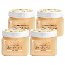 BOUQUET GARNI 砂糖身體磨砂膏 萊姆椰子, 500g, 4個