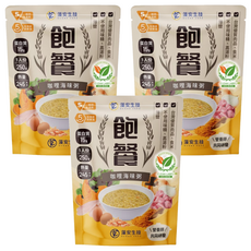 飽餐 咖哩海味粥, 250g, 3個