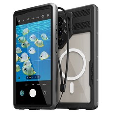 SINJIMORU MagSafe 全包覆 360度 Water-lock 防水殼 手機防水袋, Galaxy S24 Ultra, 1個