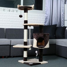 HeLLO Mangchi HMC 中型貓跳台, DH0025(棕色), 1個