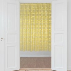 Lassley 歐風雅致紗簾 黃色 台灣製造