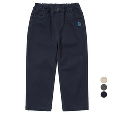 LaughingChild 保暖刷毛直筒褲