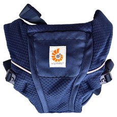 ergobaby 新世代透氣舒適吸震坐墊式背帶 腰帶, 腰圍66~132cm, 午夜藍
