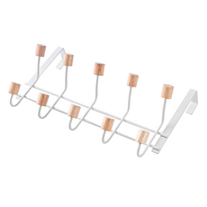 Little Pink Rabbit 粉彩小兔 日系原木珠門後5鉤, E33011, 1個