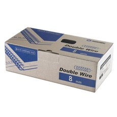 카피어랜드 3:1 더블 와이어링 100개입, 8mm, 블랙, 1박스