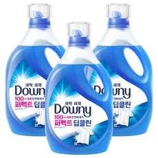 다우니 퍼펙트 딥클린 세탁세제 본품, 1.8L, 3개