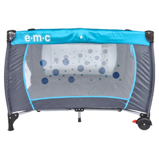 e.m.c 折疊嬰兒床, 水藍色