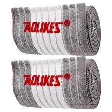 AOLIKES 奧力克斯 護肘加壓帶, 白灰, 2入