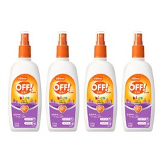 OFF 미스트액 모기기피제, 177ml, 4개