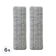 Milema Revol V2 噴水拖把專用拖布墊 灰色, 6個