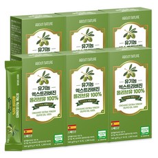 어바웃네이처 유기농 엑스트라버진 올리브유 14p, 140g, 6개