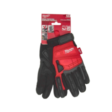 Milwaukee 美沃奇 台灣公司貨 防衝擊手套, 紅黑色, 1雙