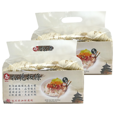 鷹馬牌 松花板條 Q彈滑順 久煮不爛 寬版易吸附湯汁, 900g, 2包