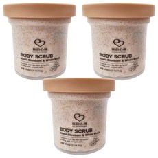 MY SCHEMING 我的心機 水梨花白麝香 淨嫩身體去角質, 3罐, 400g