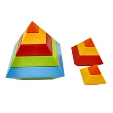 PLAYFUL TOYS 頑玩具 立體百變積木塔 30片 500g, 1盒