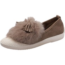 레오나르 여성용 꽃방울 컴포터 플랫 슈즈