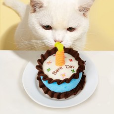 YOGiSSO 蛋糕造型貓薄荷玩具, 9cm x 7cm, 混色, 1個