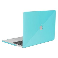 Wieniz 水晶Logo簍空 MacBook保護殼 M2 M3 A2681 A3113 WZHMC-0033M, 1個, 薄荷綠