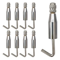 一般底鉤 小型, 銀色, 9個