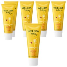 WELEDA 薇蕾德 金盞花寶貝柔護面霜, 6條, 50ml