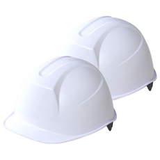 DONGMYUNG 建築工地 營建現場 頭部保護安全帽 新款頭盔型 白色, 2個