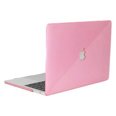 Winniz 水晶Logo鏤空 MacBook保護殼 M2 M3 A2941 A3114 WZHMC-0016PK, 1個, 粉紅色