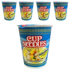 컵누들 닛신 씨푸드맛 71g, 5개