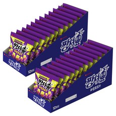 LOTTE 樂天 極酸軟糖 萊姆葡萄口味, 48g, 24包