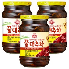 Pack_오뚜기 꿀대추차, 1개입, 3개, 500g