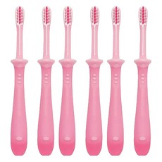 pigeon 貝親 第四階段兒童牙刷, 粉色, 2支, 3組