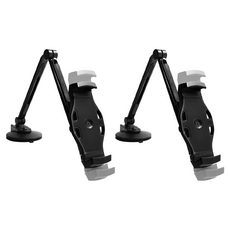 EGOWELL 360度旋轉車用平板支架, 黑色, 2個