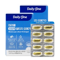 Daily One Omega 3魚油膠囊 60.6g, 2盒