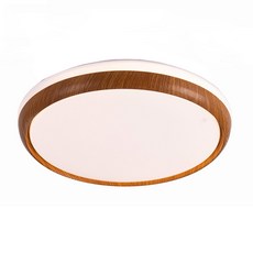 北歐風LED40W臥室吸頂燈 V3939W 40 x 6cm 簡約設計 節能省電, 木紋色