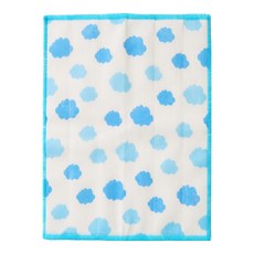 KOKUBO 小久保 日式和風家事清潔抹布 30 x 30cm, 1個, 雲朵 淺藍