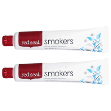 red seal 紅印 紐西蘭菸漬牙膏, 100g, 2條