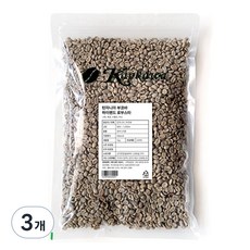 캅카와 커피생두 부코바 하이랜드 로부스타, 1kg, 3개