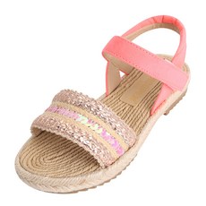 SHOOPEN KIDS 女童民族風籐編涼鞋 VKDW79S04