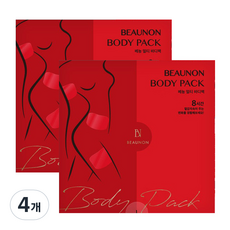 베뇽 8시간 지속 멀티 바디팩, 4개