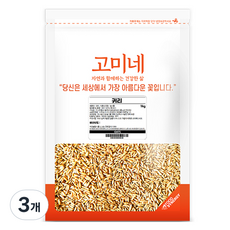 고미네 귀리, 1kg, 3개