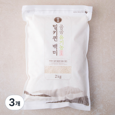 곰곰유기농밀키퀸백미, 2kg, 3개