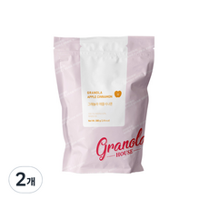 그래놀라하우스 리필용 그래놀라 애플시나몬, 500g, 2개