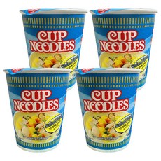 컵누들 닛신 씨푸드맛 71g, 4개