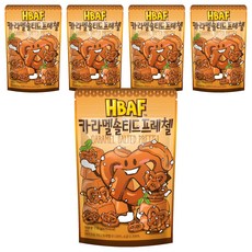 HBAF 焦糖鹽味蝴蝶餅, 110g, 5包