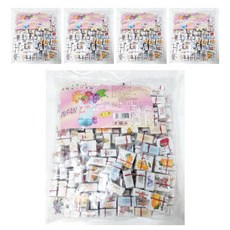 PUSAN 雜錦彈珠口香糖 Set 150, 可愛造型多種水果口味，每份3.96公克, 594g, 5袋