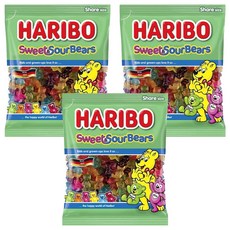 Haribo 酸甜小熊果凍, 175g, 3個